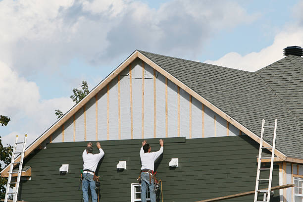 Professional Siding Contractor technician working in Troutville, PA